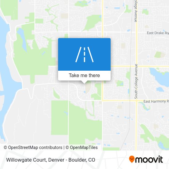 Willowgate Court map