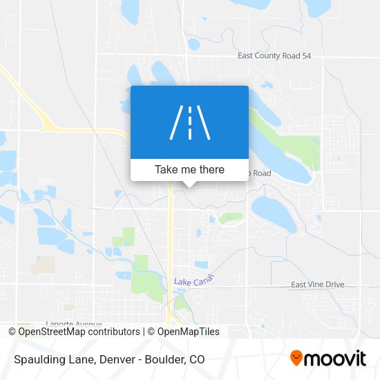 Spaulding Lane map