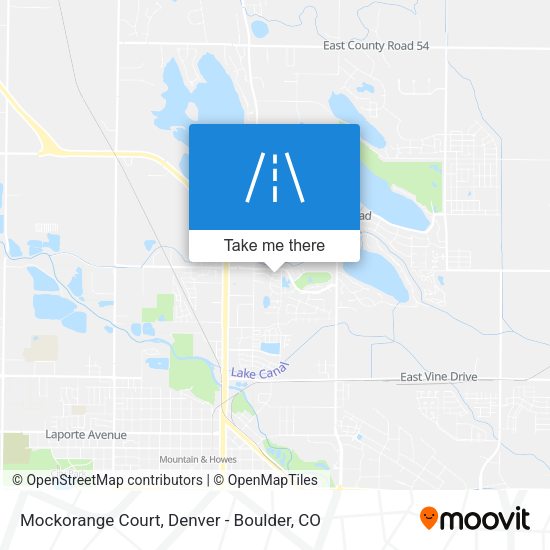 Mockorange Court map