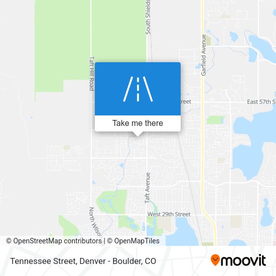 Tennessee Street map