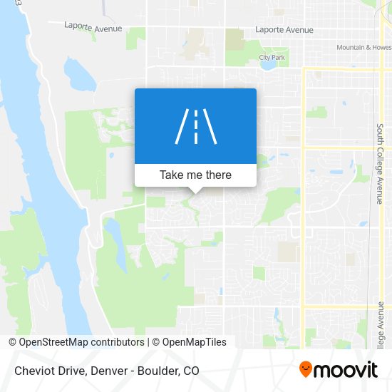 Mapa de Cheviot Drive