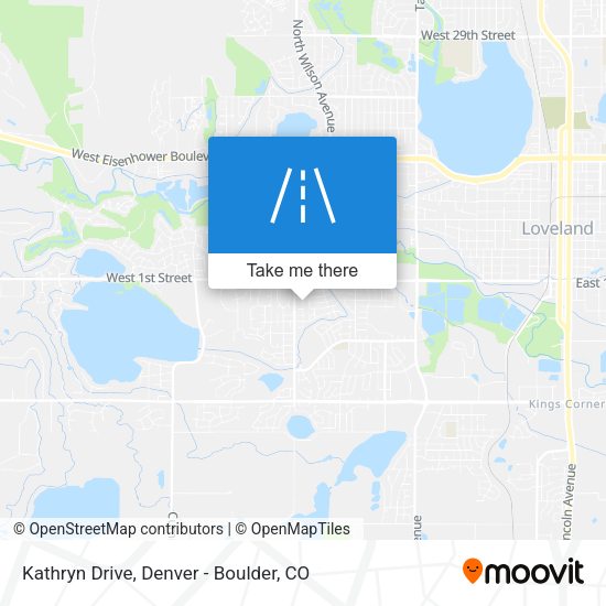 Mapa de Kathryn Drive