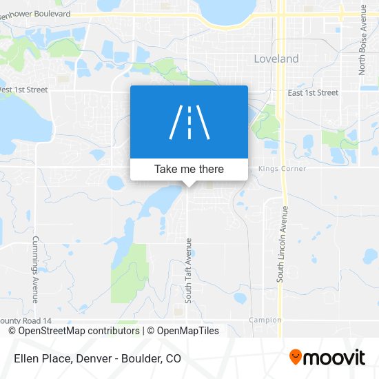 Mapa de Ellen Place