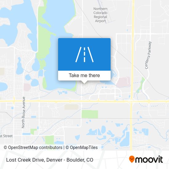 Mapa de Lost Creek Drive