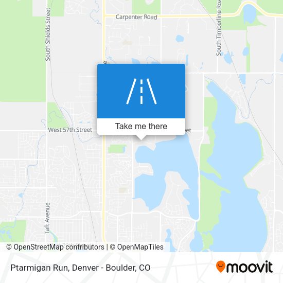 Ptarmigan Run map