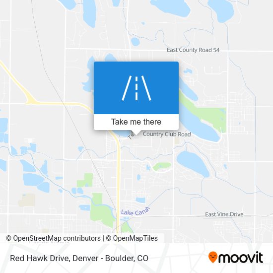 Mapa de Red Hawk Drive