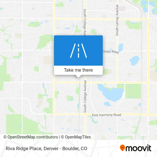 Riva Ridge Place map