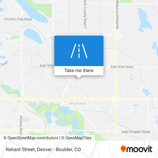 Reliant Street map
