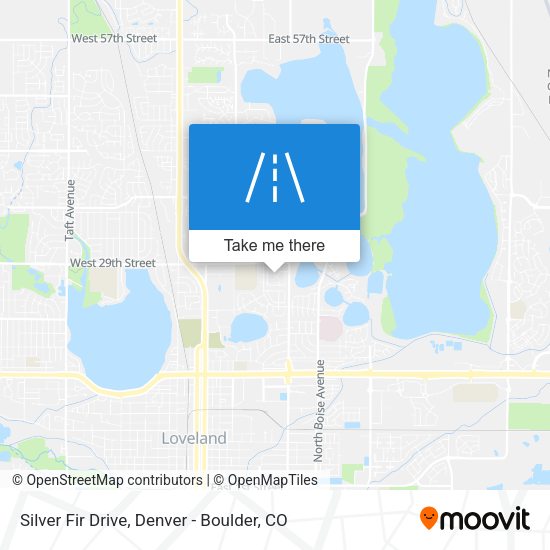 Silver Fir Drive map