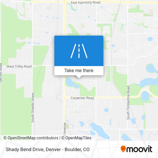 Mapa de Shady Bend Drive