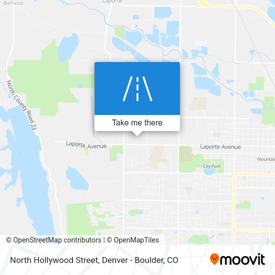Mapa de North Hollywood Street