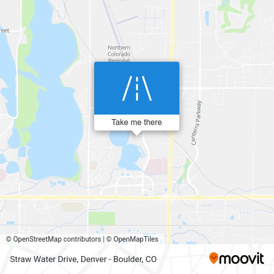 Straw Water Drive map