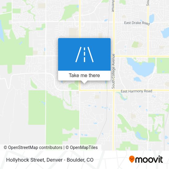 Hollyhock Street map