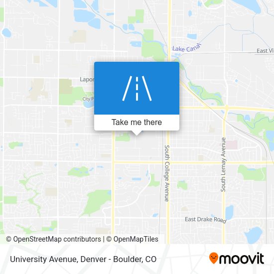 Mapa de University Avenue
