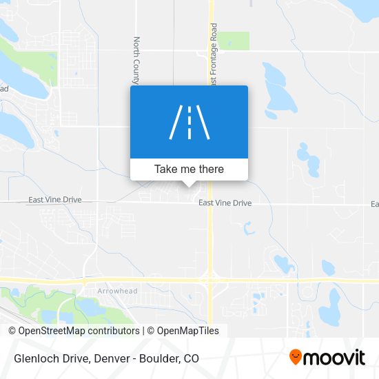 Mapa de Glenloch Drive