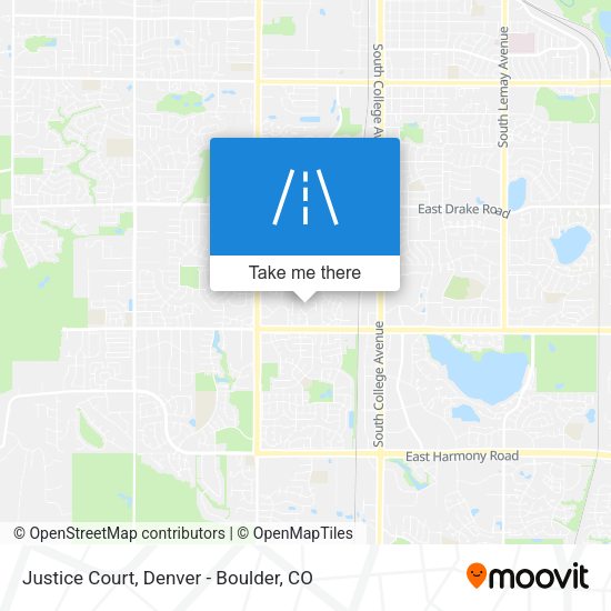 Justice Court map