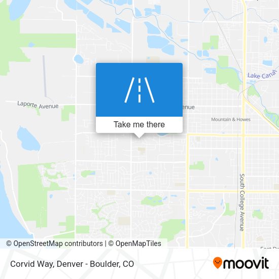 Mapa de Corvid Way