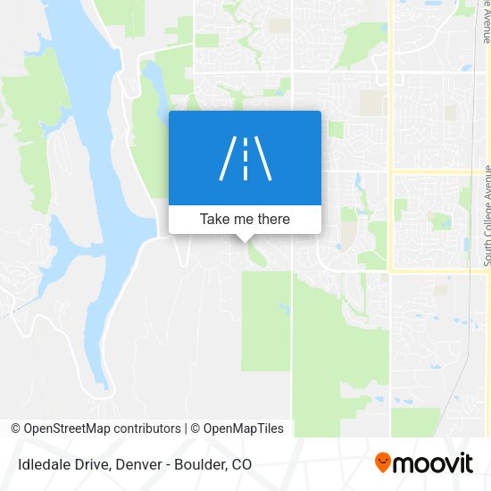 Idledale Drive map