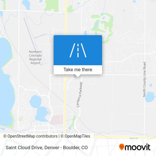 Mapa de Saint Cloud Drive
