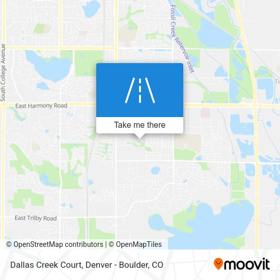 Dallas Creek Court map