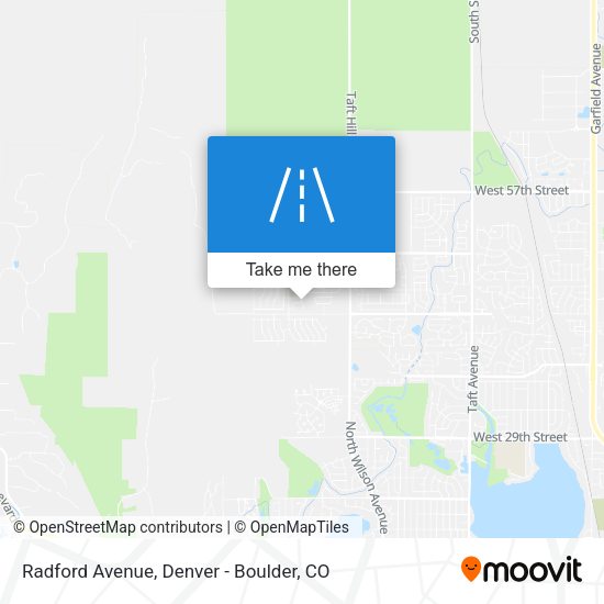 Mapa de Radford Avenue