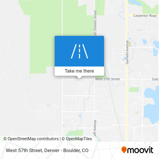 West 57th Street map