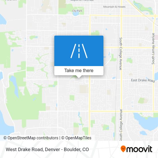 West Drake Road map