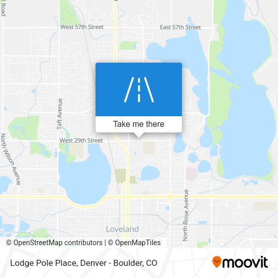 Lodge Pole Place map