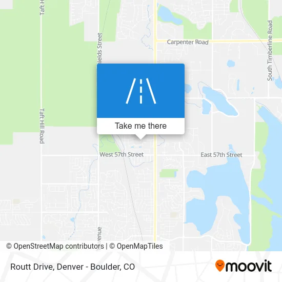 Routt Drive map