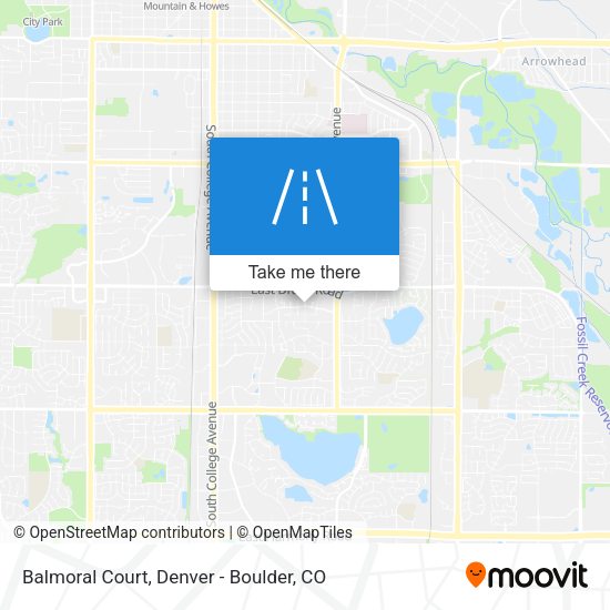 Balmoral Court map
