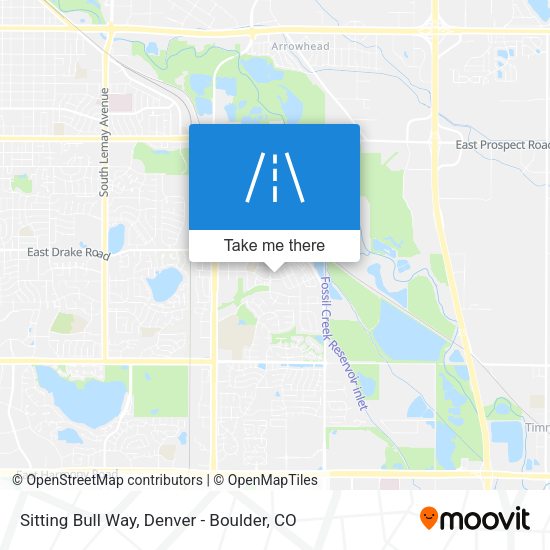 Mapa de Sitting Bull Way