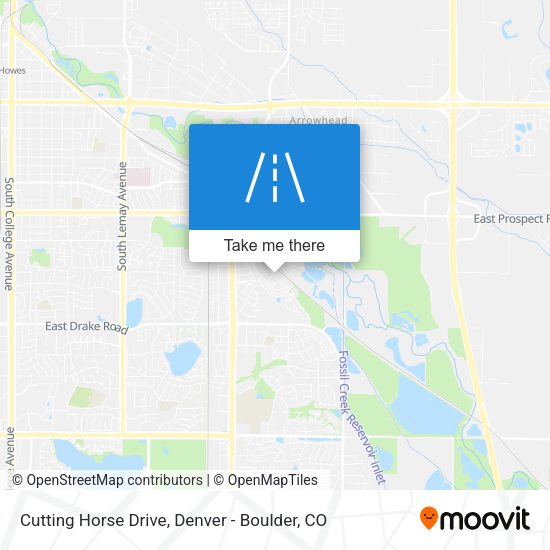 Cutting Horse Drive map