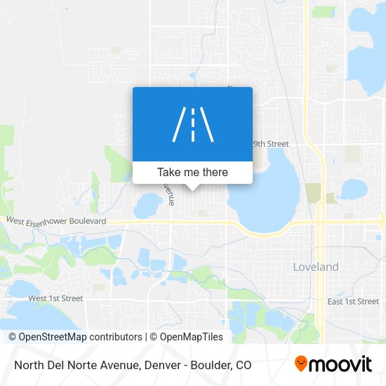 Mapa de North Del Norte Avenue