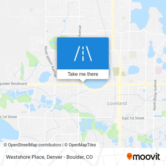 Mapa de Westshore Place
