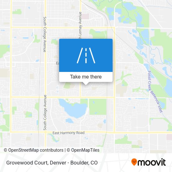 Grovewood Court map