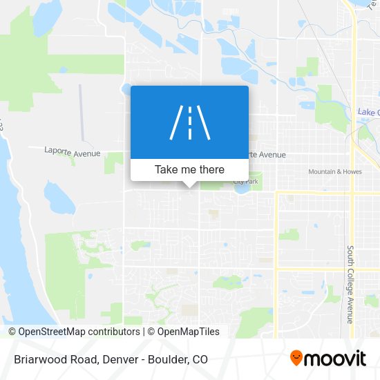 Briarwood Road map