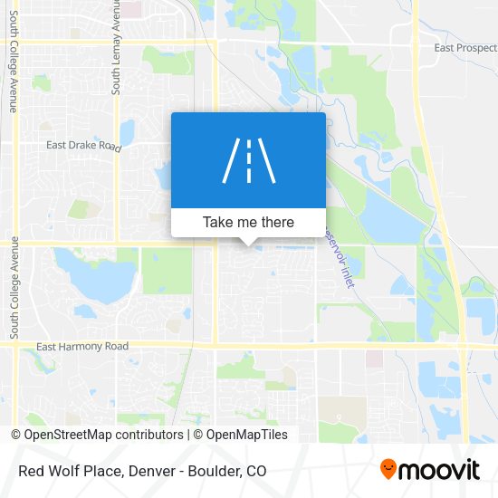 Mapa de Red Wolf Place