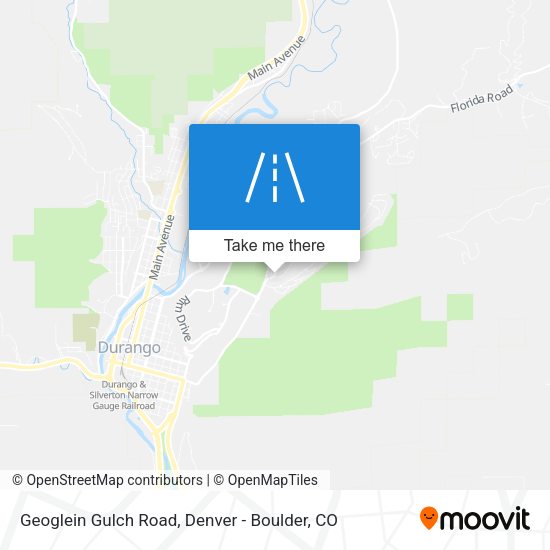 Mapa de Geoglein Gulch Road