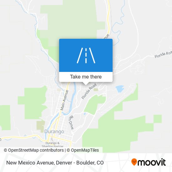 New Mexico Avenue map