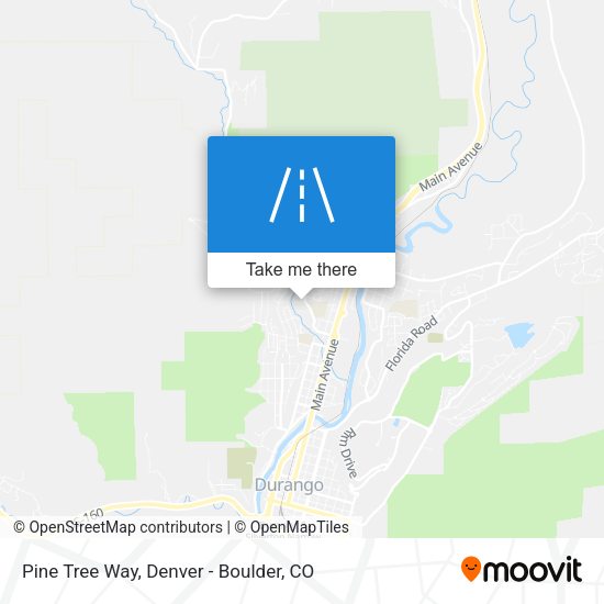 Pine Tree Way map