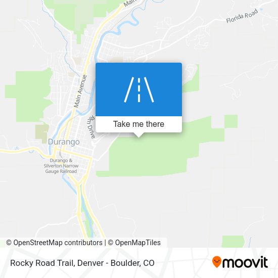 Rocky Road Trail map