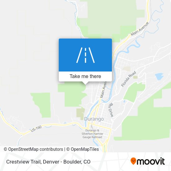 Crestview Trail map