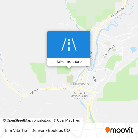 Ella Vita Trail map