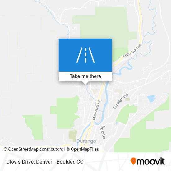 Clovis Drive map