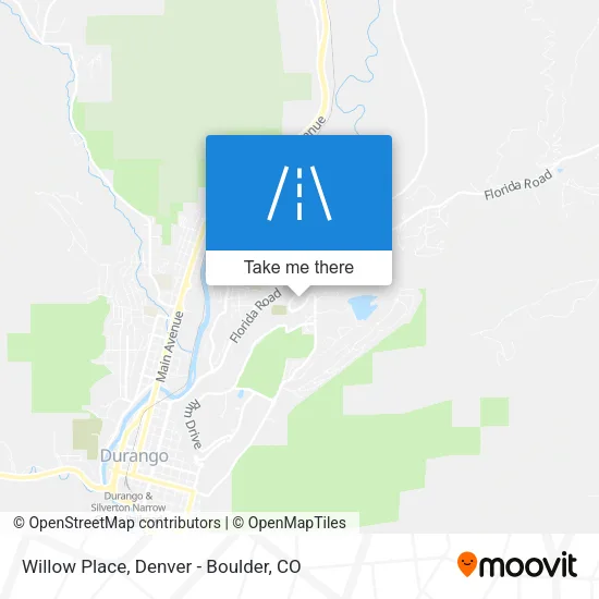 Willow Place map