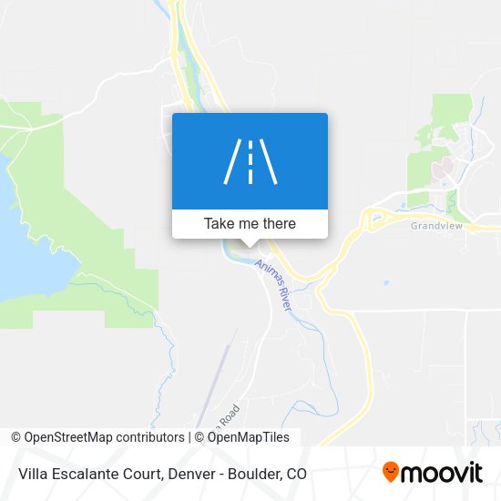 Villa Escalante Court map