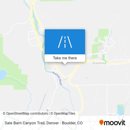Sale Barn Canyon Trail map