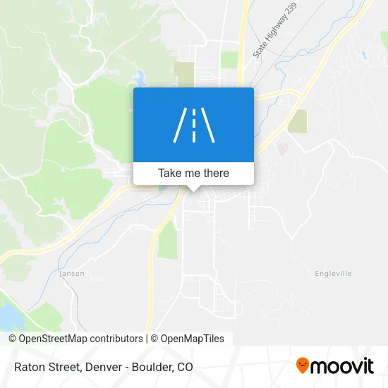 Raton Street map