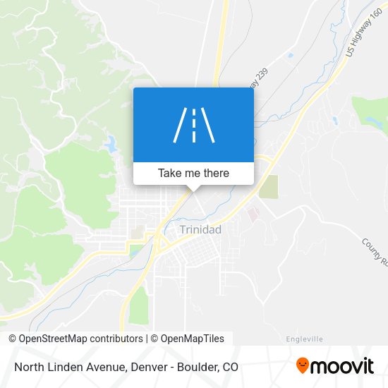 North Linden Avenue map