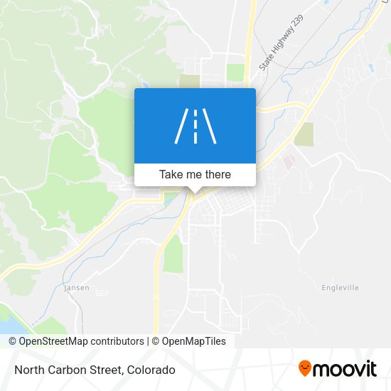 North Carbon Street map